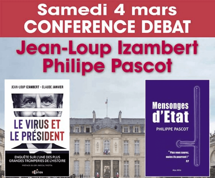 Konferenční debata Jeana-Loupa Izamberta v sobotu 4. března 2023 v Blan (Tarn)